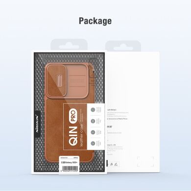 Чехол-книжка NILLKIN Qin Pro для Samsung Galaxy S22 Plus - Black
