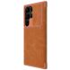 Чехол-книжка NILLKIN Qin Pro Leather Case для Samsung Galaxy S23 Ultra - Brown. Фото 6 из 21