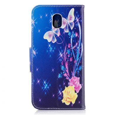 Чехол-книжка UniCase Color Wallet для Samsung Galaxy J5 2017 (J530) - Butterfly in Flowers