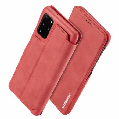 Чехол LC.IMEEKE Retro Style для Samsung Galaxy S20 Plus (G985) - Red
