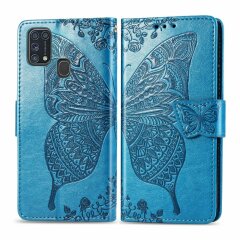 Чохол UniCase Butterfly Pattern для Samsung Galaxy M31 (M315), Blue
