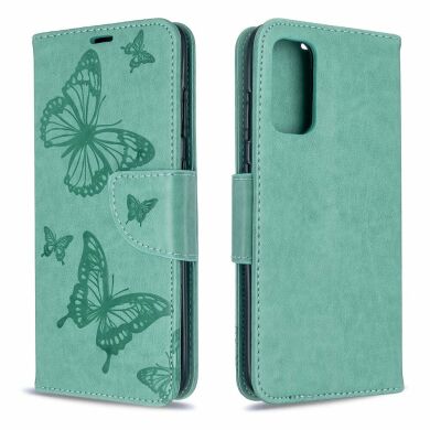 Чехол UniCase Butterfly Pattern для Samsung Galaxy S20 (G980) - Green