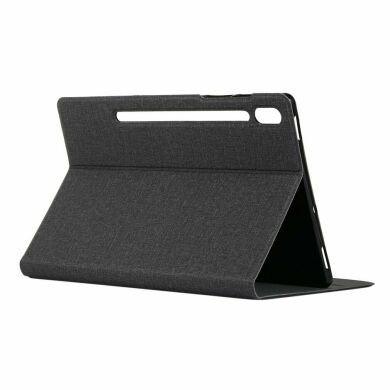 Чохол UniCase Texture Stand для Samsung Galaxy Tab S7 Plus (T970/975) / S8 Plus (T800/806) - Black