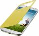 Flip cover S View Чехол для Samsung Galaxy S4 (i9500) - Yellow. Фото 1 из 6