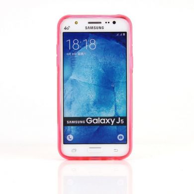 Силиконовая накладка Deexe S Line для Samsung Galaxy J5 (J500) - Magenta