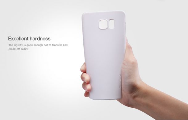 Пластиковая накладка NILLKIN Frosted Shiled для Samsung Galaxy Note 5 (N920) + пленка - White