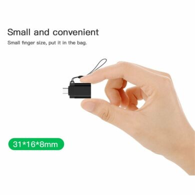 OTG-адаптер Deexe USB 3.0 to Type-C - Black