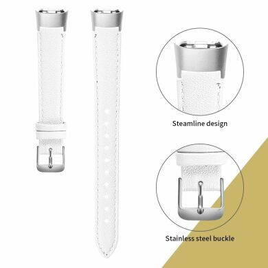 Ремешок Deexe Color Strap для Samsung Galaxy Gear Fit (SM-R370) - White