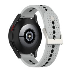 Ремешок Deexe Sport Style для часов с шириной крепления 20 мм - Black / Grey