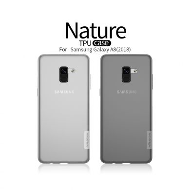 Силиконовый (TPU) чехол NILLKIN Nature для Samsung Galaxy A8 2018 (A530) - Transparent
