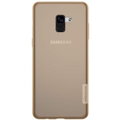 Силиконовый (TPU) чехол NILLKIN Nature для Samsung Galaxy A8 2018 (A530) - Gold