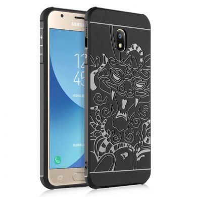 Защитный чехол UniCase Dragon Style для Samsung Galaxy J7 2017 (J730) - Black