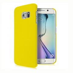 Пластикова накладка Deexe Hard Shell для Samsung Galaxy S6 edge (G925), Жовтий