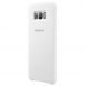 Силиконовый (TPU) чехол Silicone Cover для Samsung Galaxy S8 Plus (G955) EF-PG955TWEGRU - White. Фото 3 из 3