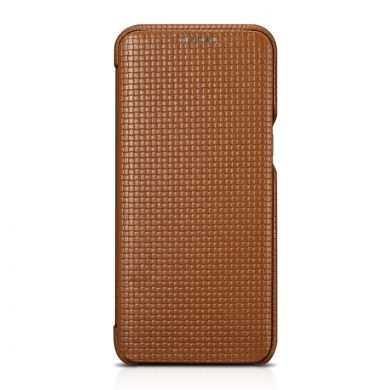 Кожаный чехол-книжка ICARER Woven Pattern для Samsung Galaxy S8 Plus (G955) - Black