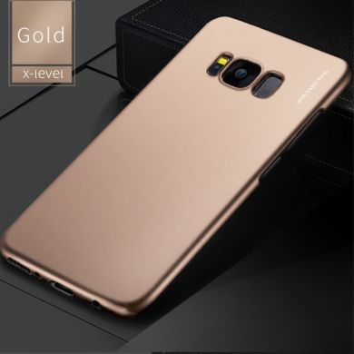Пластиковый чехол X-LEVEL Slim для Samsung Galaxy S8 (G950) - Gold
