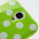 Силиконовая накладка Deexe Dot Style для Samsung Galaxy S4 (i9500) - Green. Фото 5 из 8