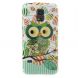Силиконовая накладка Deexe Owl Series для Samsung S5 mini (G800) - Owl on a Branch. Фото 1 из 6