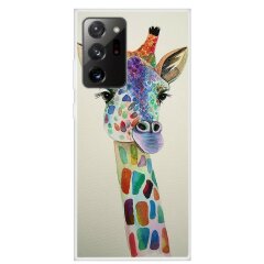 Силиконовый (TPU) чехол Deexe Life Style для Samsung Galaxy Note 20 Ultra (N985) - Giraffe