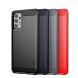 Силиконовый (TPU) чехол MOFI Carbon Fiber для Samsung Galaxy A32 (А325) - Red. Фото 4 из 10