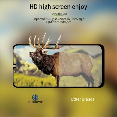 Защитное стекло PINWUYO Full Glue Cover для Samsung Galaxy A31 (A315) - Black