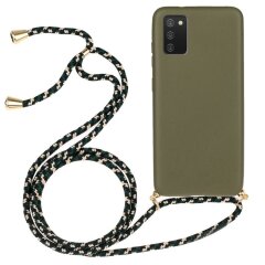Защитный чехол Deexe Astra Case для Samsung Galaxy A02s (A025) - Army Green