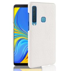 Защитный чехол Deexe Croco Style для Samsung Galaxy A9 2018 (A920) - White