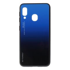 Защитный чехол Deexe Gradient Color для Samsung Galaxy A40 (А405) - Blue / Black