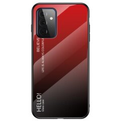 Захисний чохол Deexe Gradient Color для Samsung Galaxy A72 (А725) - Red / Black
