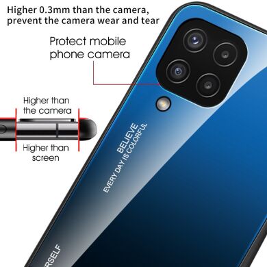Защитный чехол Deexe Gradient Color для Samsung Galaxy M32 (M325) - Cyan / Blue