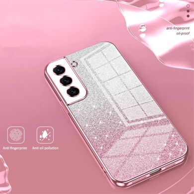 Защитный чехол Deexe Sparkles Cover для Samsung Galaxy S22 (S901) - Gold