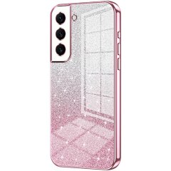 Защитный чехол Deexe Sparkles Cover для Samsung Galaxy S22 (S901) - Pink