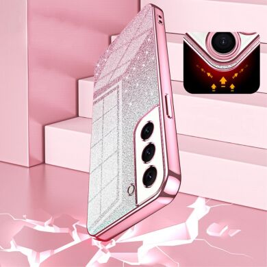 Защитный чехол Deexe Sparkles Cover для Samsung Galaxy S22 (S901) - Pink