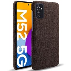 Защитный чехол KSQ Cloth Style для Samsung Galaxy M52 (M526) - Brown