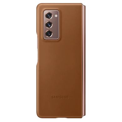 Защитный чехол Leather Cover для Samsung Galaxy Fold 2 EF-VF916LAEGRU - Brown