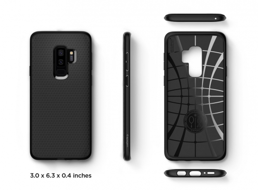 Защитный чехол Spigen SGP Liquid Air для Samsung Galaxy S9+ (G965) - Black