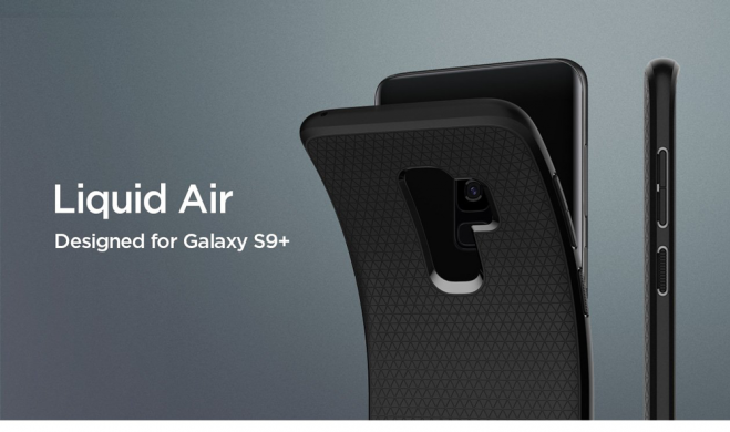 Защитный чехол Spigen SGP Liquid Air для Samsung Galaxy S9+ (G965) - Black