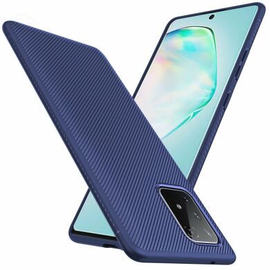 Защитный чехол UniCase Twill Soft для Samsung Galaxy S10 Lite (G770) - Blue