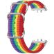Ремешок UniCase Nylon Braslet для Samsung Galaxy Fit 3 - Rainbow. Фото 3 из 6