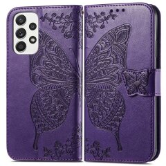 Чохол UniCase Butterfly Pattern для Samsung Galaxy A33 (A336) - Purple