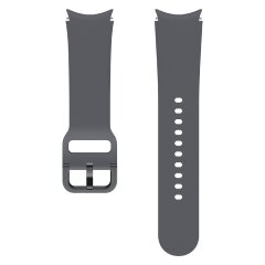 Оригінальний ремінець Sport Band (Size S M) для Samsung Galaxy Watch 4 / 4 Classic / 5 / 5 Pro (ET-SFR90SJEGEU) - Graphite