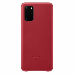 Чехол Leather Cover для Samsung Galaxy S20 Plus (G985) EF-VG985LREGRU - Red