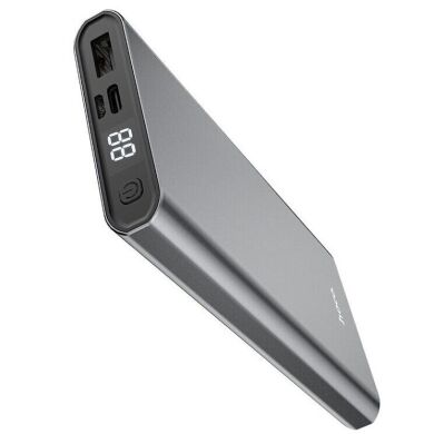 Внешний аккумулятор Hoco J68 Resourceful Digital Display (10000mAh) - Metal Gray