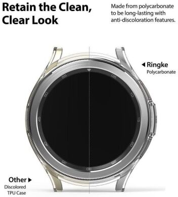 Комплект чехлов RINGKE Slim Case для Samsung Galaxy Watch 4 Classic (42mm) - Clear / Black