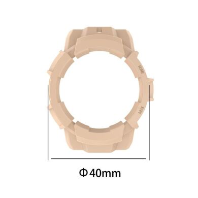 Защитный чехол Deexe Armour Frame для Samsung Galaxy Watch 4 / 5 (40mm) - Red