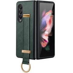 Защитный чехол SULADA Fashion Series для Samsung Galaxy Fold 4 - Midnight Green