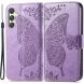 Чехол UniCase Butterfly Pattern для Samsung Galaxy A25 (A256) - Light Purple. Фото 1 из 5
