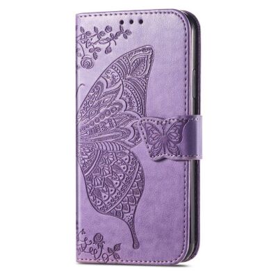 Чехол UniCase Butterfly Pattern для Samsung Galaxy A54 (A546) - Light Purple
