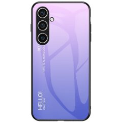 Защитный чехол Deexe Gradient Color для Samsung Galaxy S24 - Pink / Purple