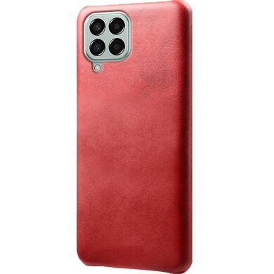 Защитный чехол Deexe Leather Back Cover для Samsung Galaxy M33 (M336) - Red